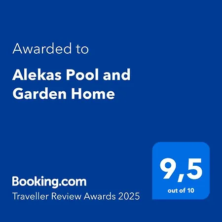 Alekas Pool And Garden Tatil Evi